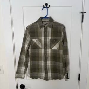 Schott Bros Heavyweight Flannel Chamois Casual Button Up Shirt. Outdoor Workwear